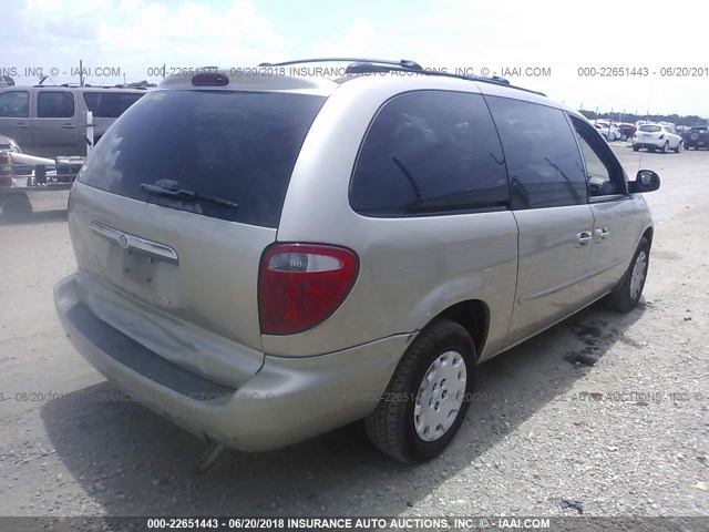 2C8GP24303R252432 - 2003 CHRYSLER TOWN & COUNTRY  BEIGE photo 4