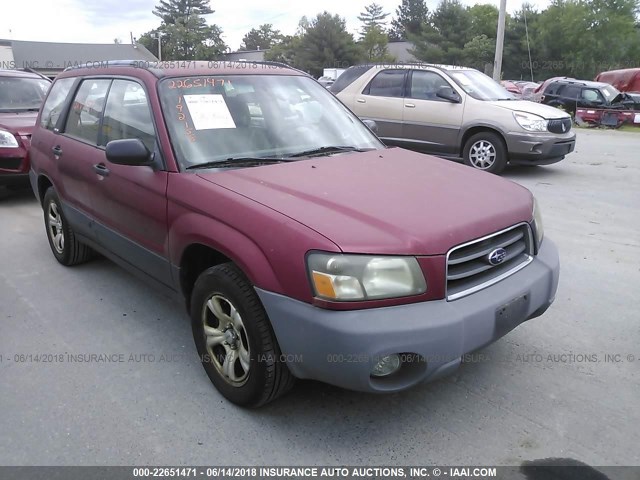 JF1SG63633H766369 - 2003 SUBARU FORESTER 2.5X RED photo 1