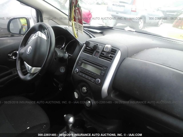3N1CE2CPXEL371294 - 2014 NISSAN VERSA NOTE S/S PLUS/SV/SL WHITE photo 5