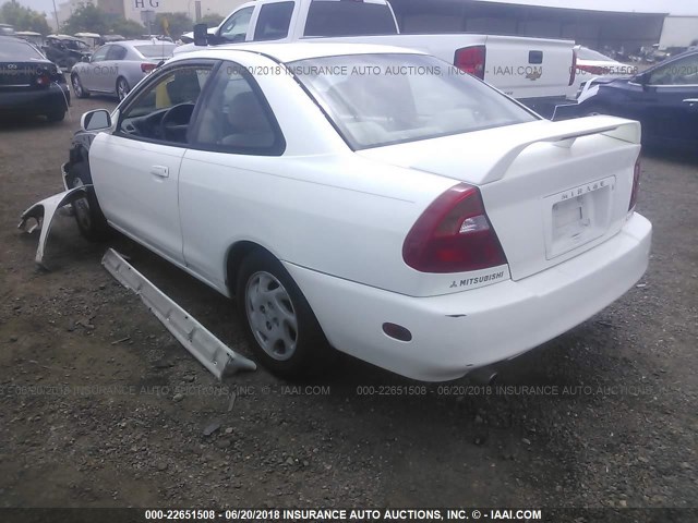 JA3AY31C32U056404 - 2002 MITSUBISHI MIRAGE LS WHITE photo 3