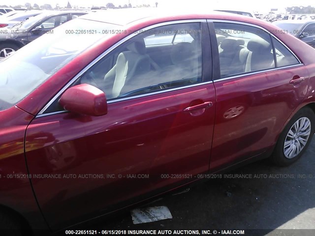 4T4BF3EK9AR040124 - 2010 TOYOTA CAMRY SE/LE/XLE 红色 照片 6