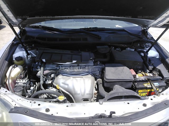 4T1BF3EK5BU677006 - 2011 TOYOTA CAMRY SE/LE/XLE 银色 照片 10