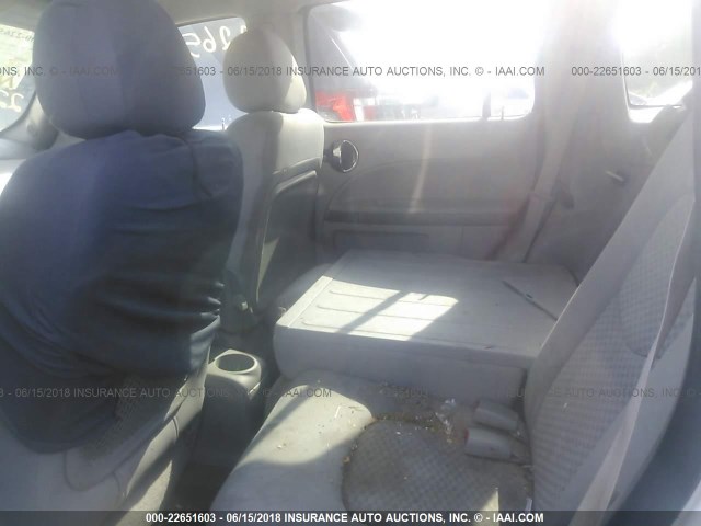 3GNDA13D58S539079 - 2008 CHEVROLET HHR LS WHITE photo 8