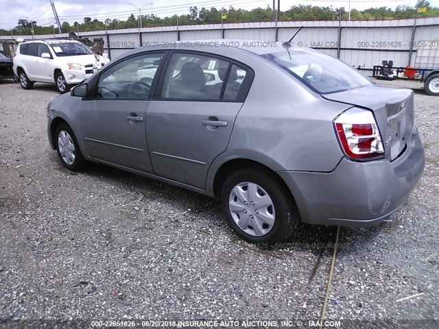 3N1AB61E48L616488 - 2008 NISSAN SENTRA 2.0/2.0S/2.0SL GRAY photo 3