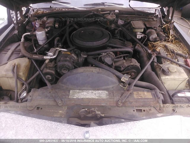 1G6DW51Y0H9707336 - 1987 CADILLAC BROUGHAM BLUE photo 10