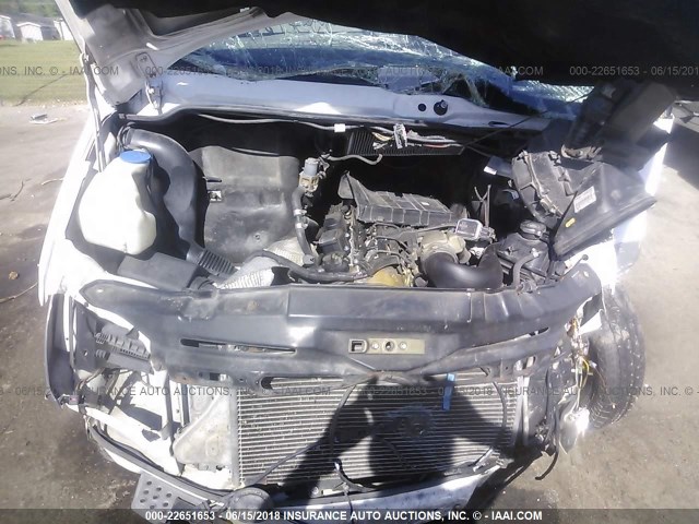 WD8PD744165967841 - 2006 DODGE 2500 SPRINTER 2500 WHITE photo 10