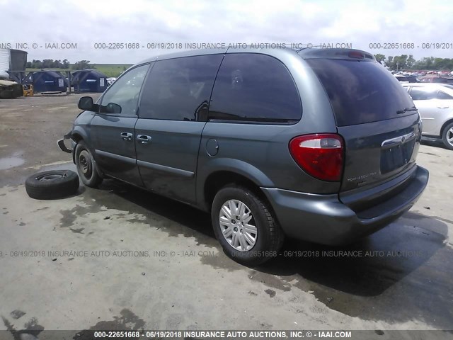 1A4GP45R36B746491 - 2006 CHRYSLER TOWN & COUNTRY  BLUE photo 3