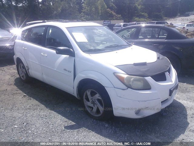 5Y2SN64L14Z405318 - 2004 PONTIAC VIBE GT WHITE photo 1