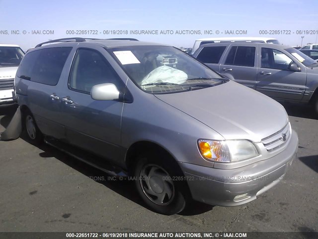 4T3ZF13CX1U367230 - 2001 TOYOTA SIENNA LE/XLE GRAY photo 1