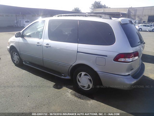 4T3ZF13CX1U367230 - 2001 TOYOTA SIENNA LE/XLE GRAY photo 3