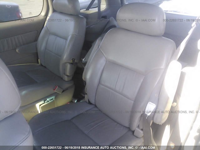 4T3ZF13CX1U367230 - 2001 TOYOTA SIENNA LE/XLE GRAY photo 8