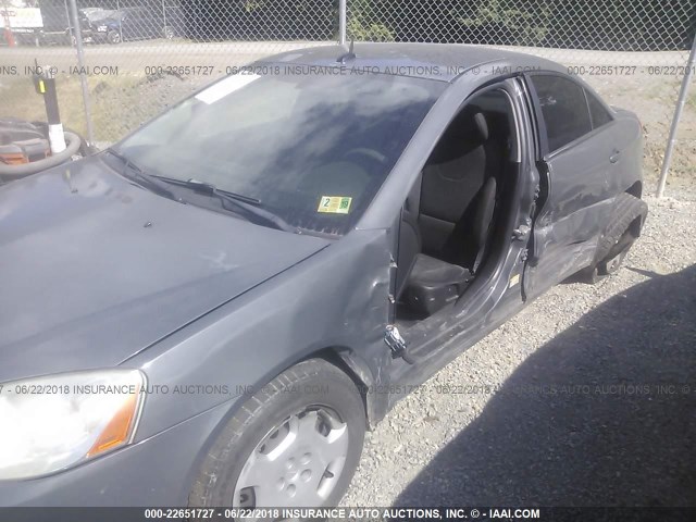 1G2ZF57B884301571 - 2008 PONTIAC G6 VALUE LEADER/BASE GRAY photo 6