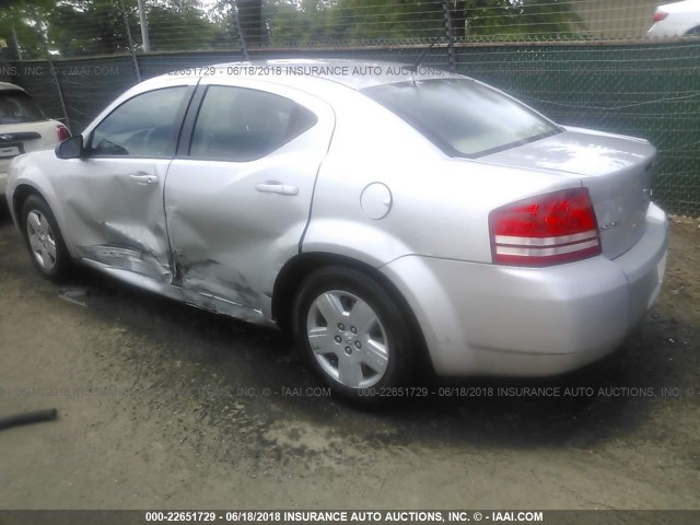 1B3CC4FB9AN164759 - 2010 DODGE AVENGER SXT SILVER photo 3