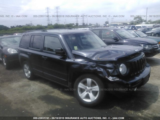 1C4NJPFA2ED533480 - 2014 JEEP PATRIOT LATITUDE BLACK photo 1