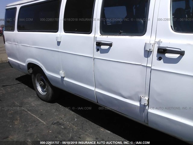 2B5WB35Z7VK581332 - 1997 DODGE RAM WAGON B3500 WHITE photo 6