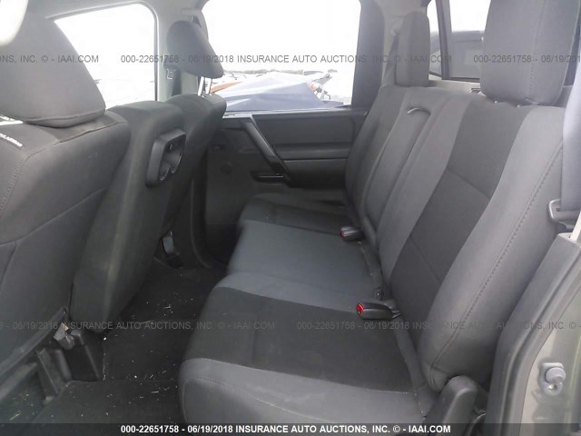 1N6BA0EK7DN310202 - 2013 NISSAN TITAN S/SV/SL/PRO-4X GRAY photo 8