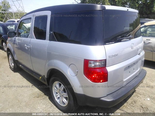 5J6YH28768L012411 - 2008 HONDA ELEMENT EX SILVER photo 3