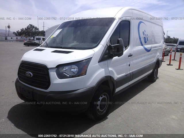 1FTYR2CM8GKA83680 - 2016 FORD TRANSIT T-250 WHITE photo 2