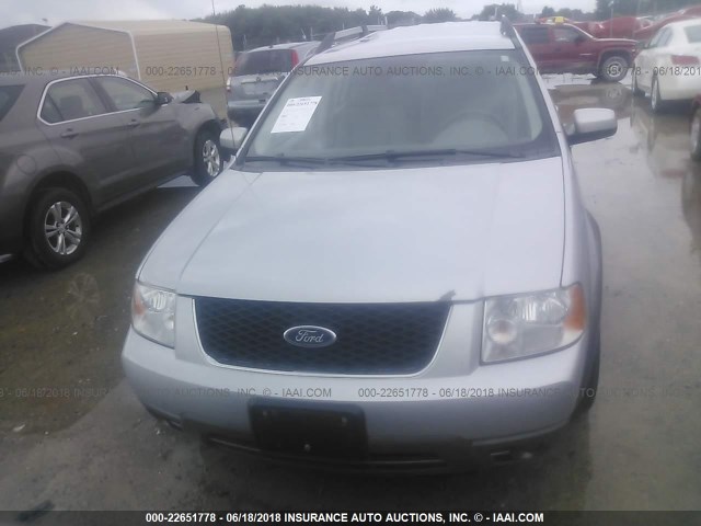 1FMZK02145GA73633 - 2005 FORD FREESTYLE SEL SILVER photo 6