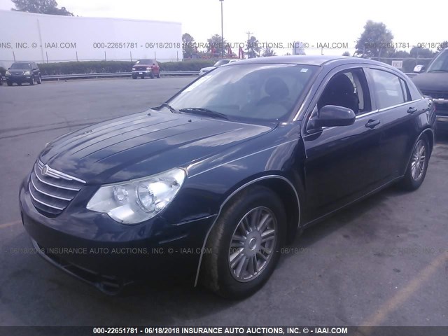 1C3LC56D89N549963 - 2009 CHRYSLER SEBRING TOURING/LIMITED BLACK photo 2