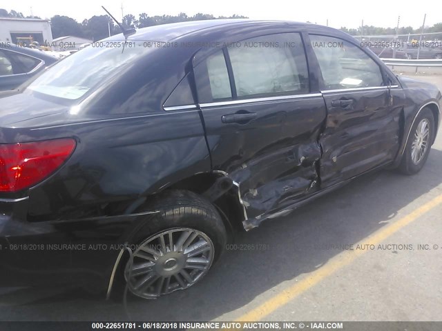 1C3LC56D89N549963 - 2009 CHRYSLER SEBRING TOURING/LIMITED BLACK photo 6