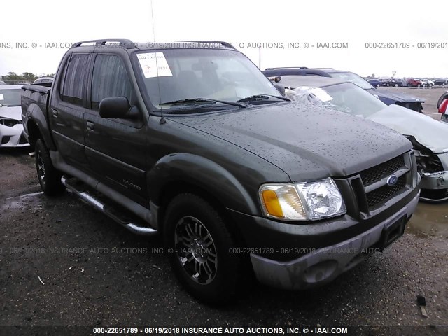 1FMZU67E32UD27290 - 2002 FORD EXPLORER SPORT TR  GREEN photo 1