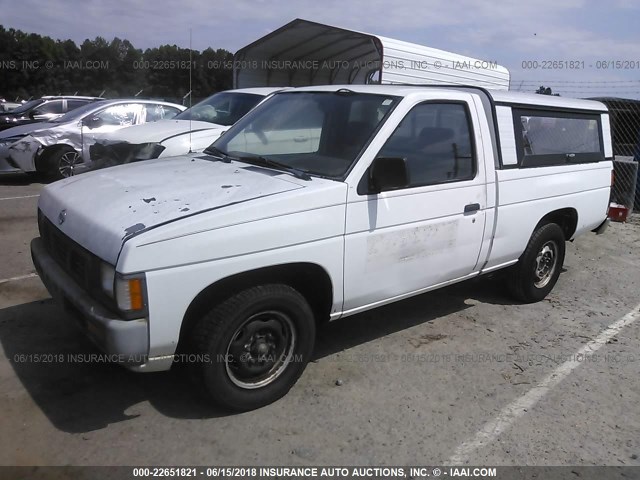 1N6SD11SXPC310648 - 1993 NISSAN TRUCK SHORT WHEELBASE WHITE photo 2