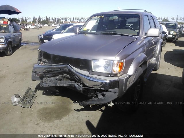 JT3GN86R420248800 - 2002 TOYOTA 4RUNNER SR5 BEIGE photo 2