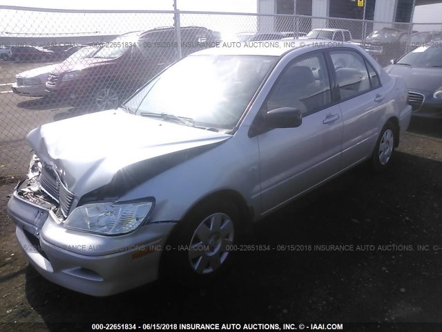 JA3AJ26E13U094868 - 2003 MITSUBISHI LANCER ES SILVER photo 2