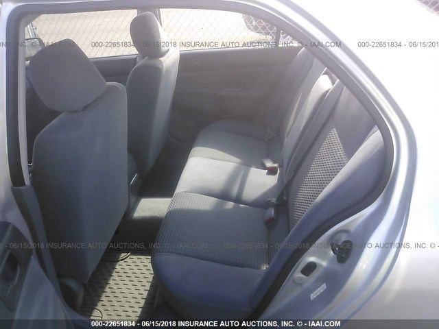 JA3AJ26E13U094868 - 2003 MITSUBISHI LANCER ES SILVER photo 8