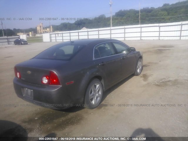 1G1ZB5E10BF341049 - 2011 CHEVROLET MALIBU LS Qəhvəyi foto 4