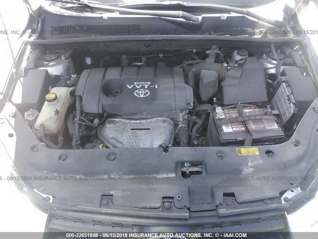 2T3BF4DV5AW072040 - 2010 TOYOTA RAV4 SILVER photo 10