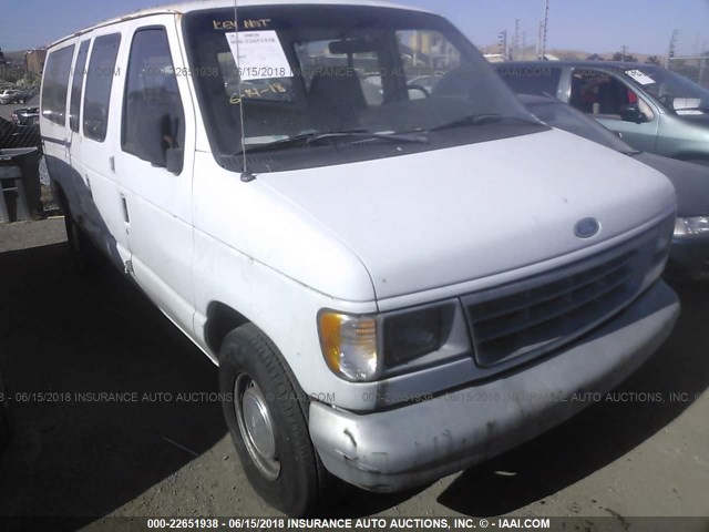 1FTDE14N1PHB61533 - 1993 FORD ECONOLINE E150 VAN WHITE photo 1