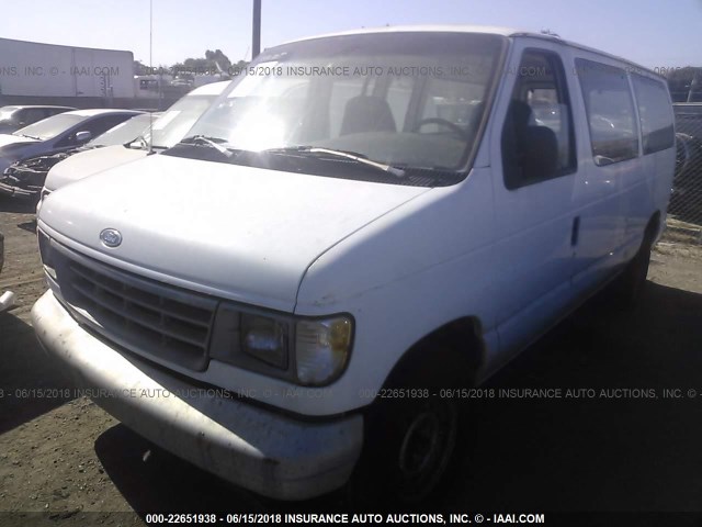 1FTDE14N1PHB61533 - 1993 FORD ECONOLINE E150 VAN WHITE photo 2