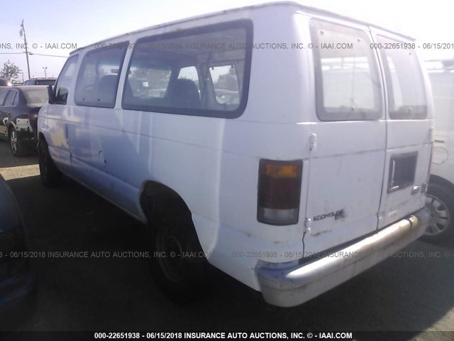 1FTDE14N1PHB61533 - 1993 FORD ECONOLINE E150 VAN WHITE photo 3