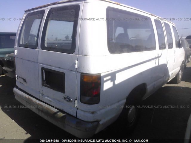 1FTDE14N1PHB61533 - 1993 FORD ECONOLINE E150 VAN WHITE photo 4