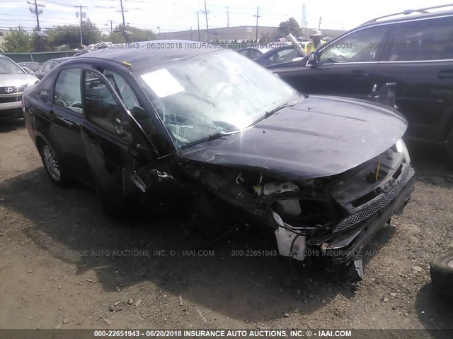 1FAHP35N88W246359 - 2008 FORD FOCUS SE/SEL/SES BLACK photo 1