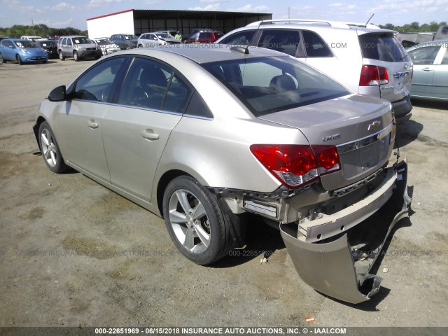 1G1PF5SB5G7100257 - 2016 CHEVROLET CRUZE LIMITED LT TAN photo 3