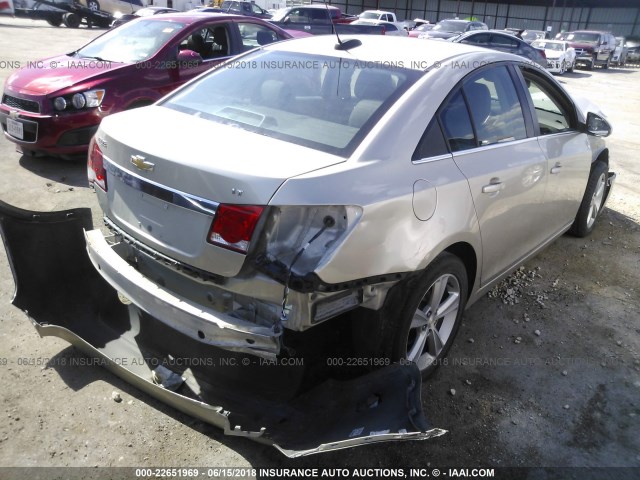 1G1PF5SB5G7100257 - 2016 CHEVROLET CRUZE LIMITED LT TAN photo 4