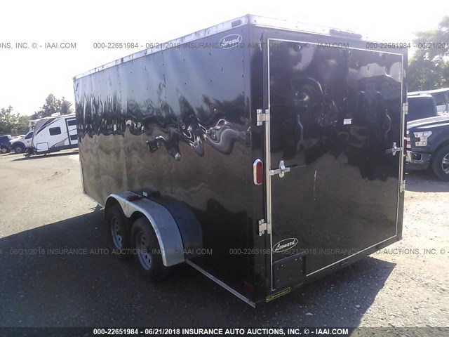 5YCBE1629EH014329 - 2014 ARISING TRAILER 716VTRB  BLACK photo 3