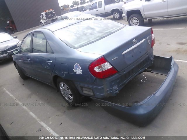 JTDBE32K430154631 - 2003 TOYOTA CAMRY LE/XLE 蓝色 照片 3