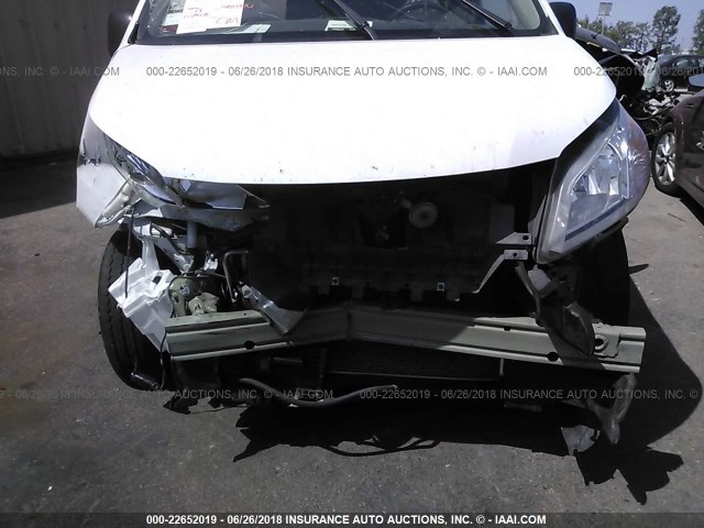 3N6CM0KN8HK706595 - 2017 NISSAN NV200 2.5S/2.5SV WHITE photo 6