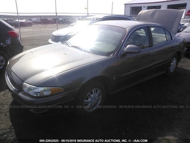 1G4HR54K32U289836 - 2002 BUICK LESABRE LIMITED BROWN photo 2