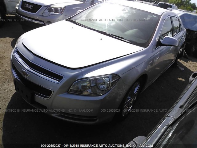 1G1ZD5E16BF378911 - 2011 CHEVROLET MALIBU 2LT SILVER photo 2