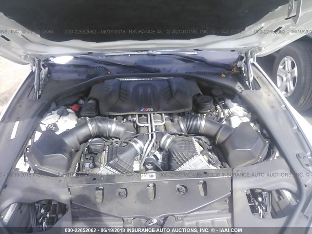 WBS6C9C58ED467432 - 2014 BMW M6 GRAN COUPE WHITE photo 10