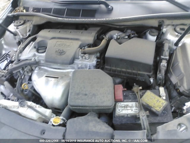 4T1BF1FKXCU592408 - 2012 TOYOTA CAMRY SE/LE/XLE 银色 照片 10