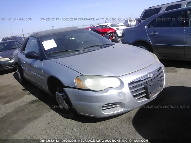 1C3EL45X96N205584 - 2006 CHRYSLER SEBRING SILVER photo 1