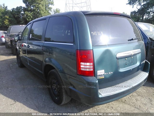 2A8HR44E29R539589 - 2009 CHRYSLER TOWN & COUNTRY LX GREEN photo 3