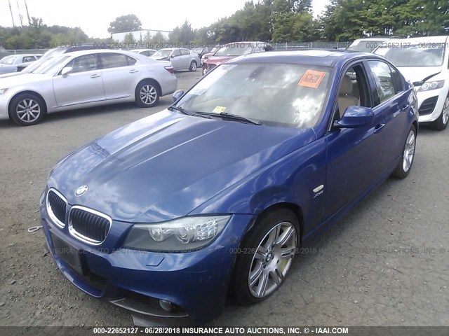 WBAPK7C55BF196197 - 2011 BMW 328 XI 蓝色 照片 2
