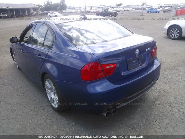 WBAPK7C55BF196197 - 2011 BMW 328 XI 蓝色 照片 3